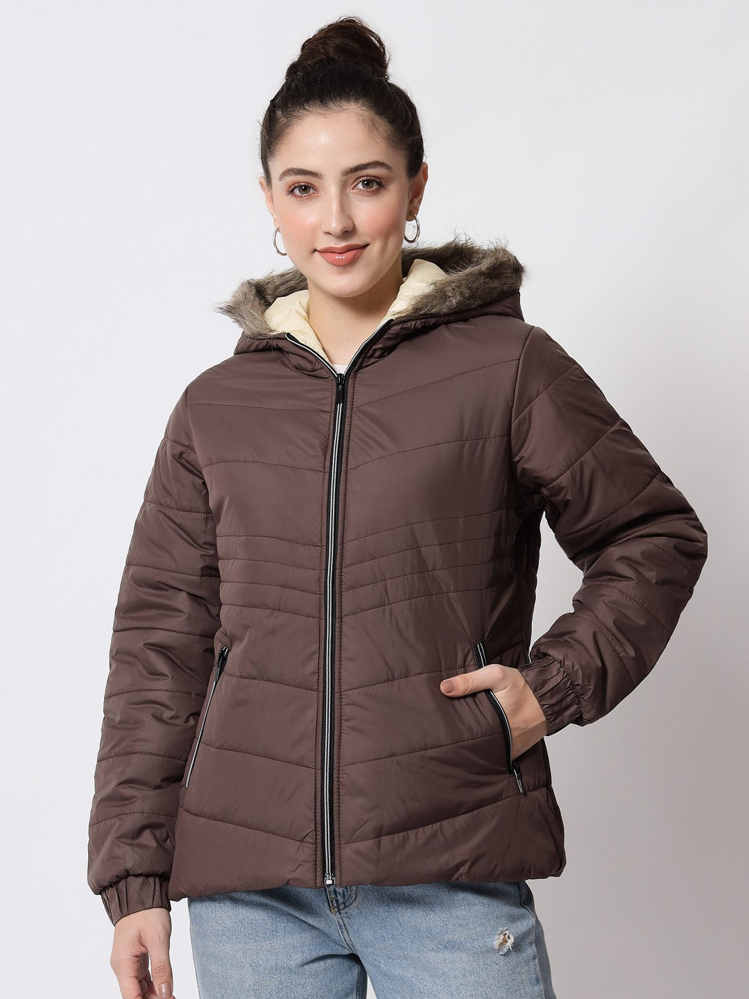 KOTTY Full Sleeve Solid Women Jacket