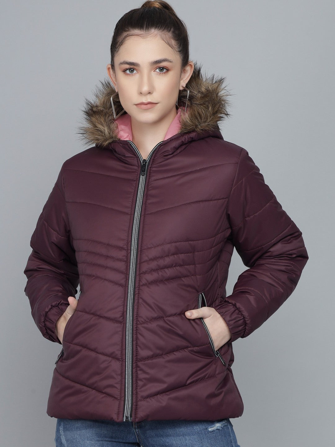 KOTTY Full Sleeve Solid Women Jacket