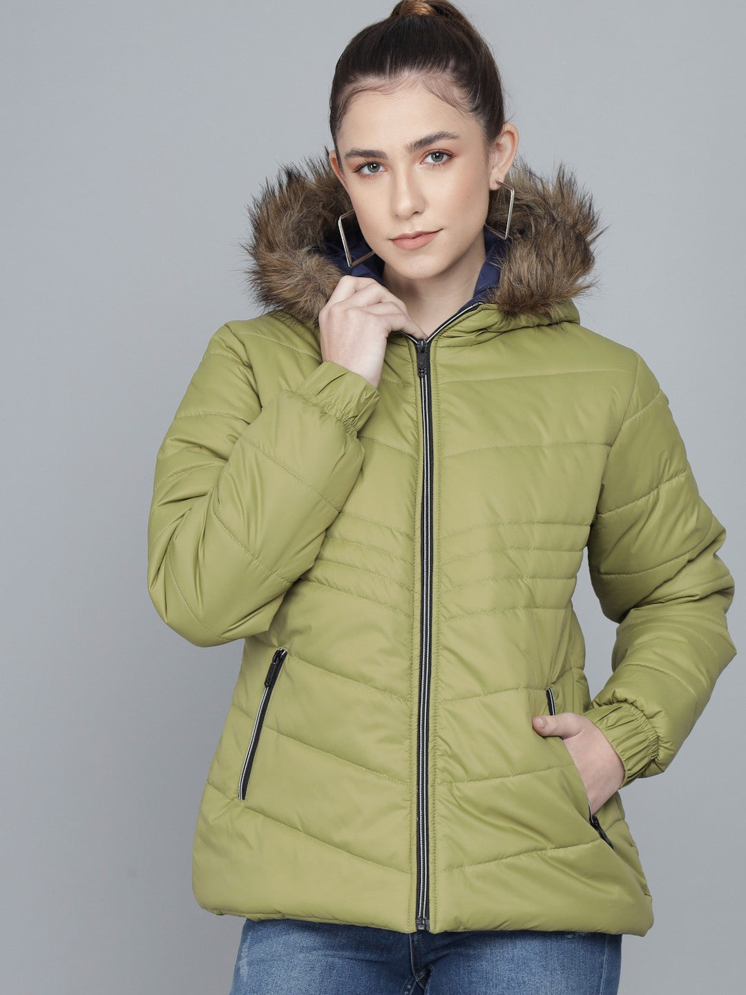 KOTTY Full Sleeve Solid Women Jacket