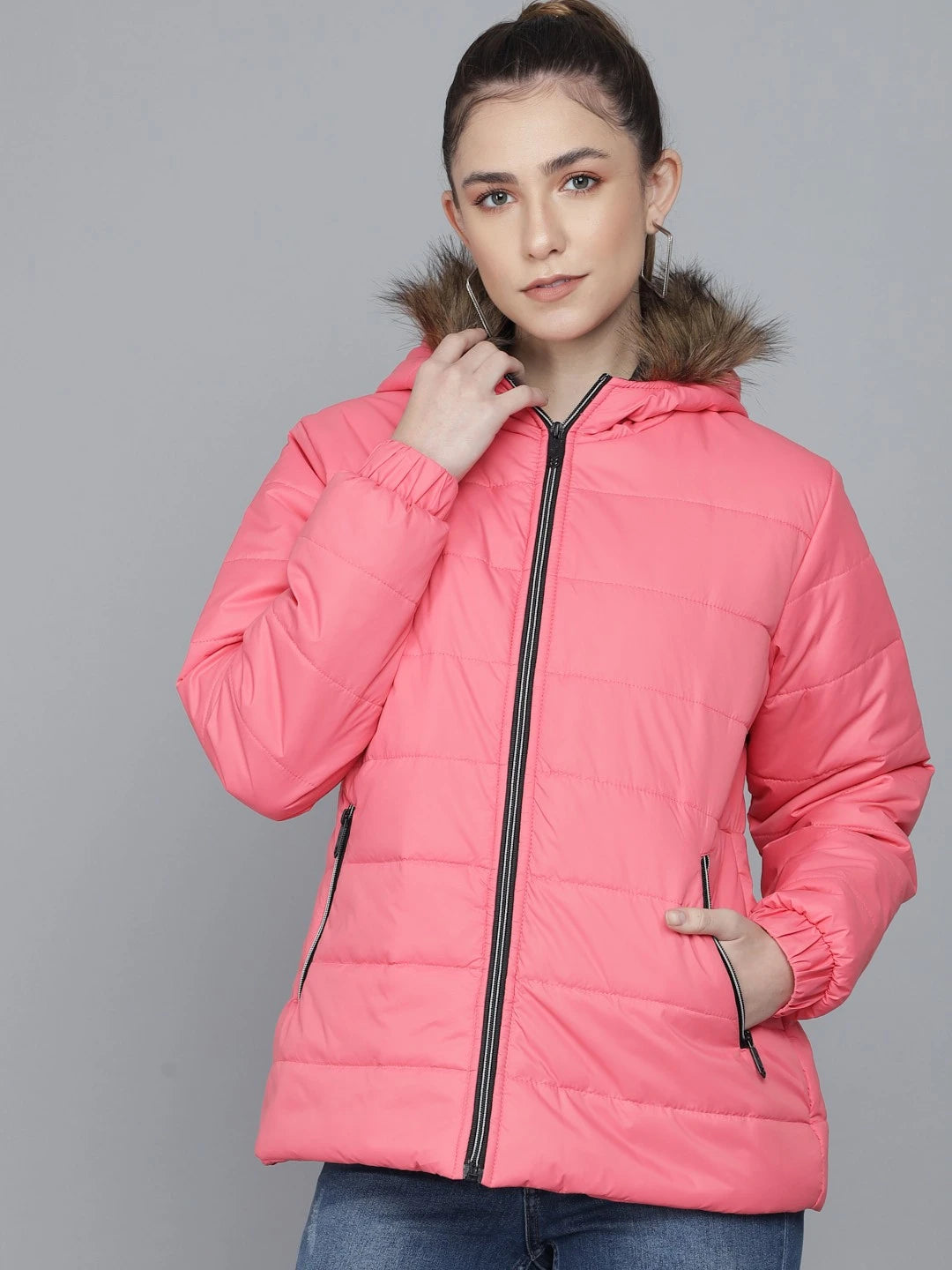 KOTTY Full Sleeve Solid Women Jacket