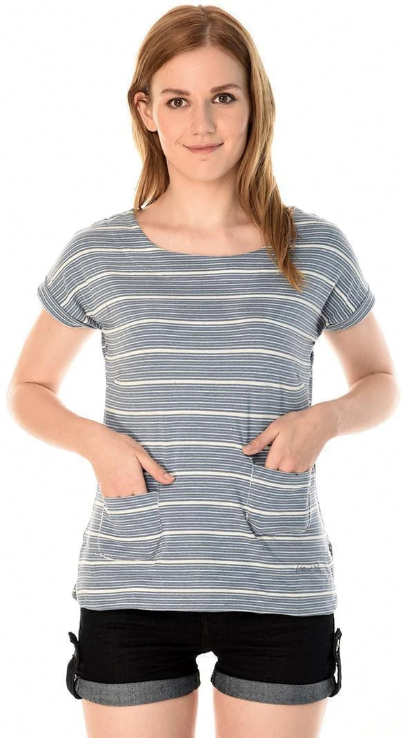 KOTTY Casual Half Sleeve Striped Women Multicolor Top