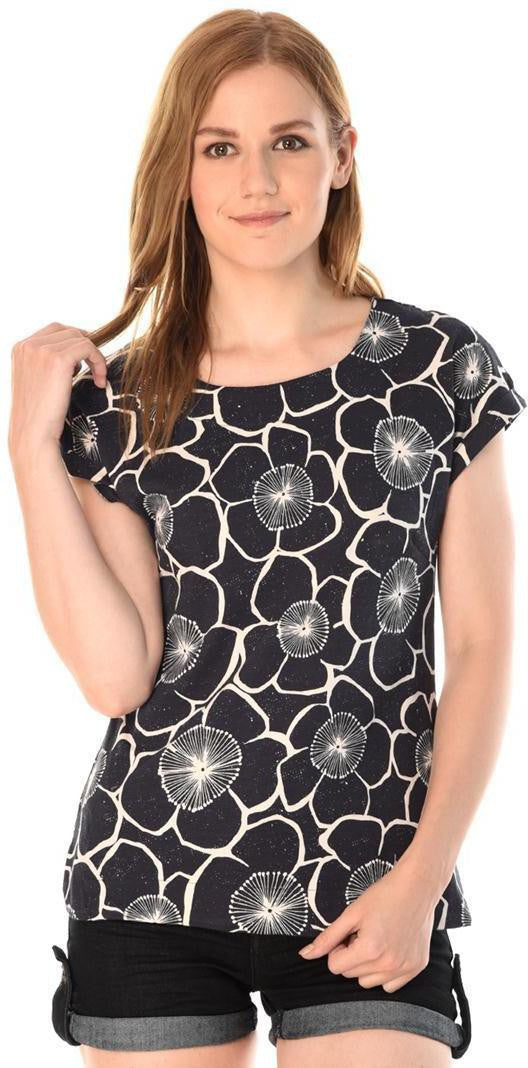 KOTTY Casual Full Sleeve Printed Women Black Top