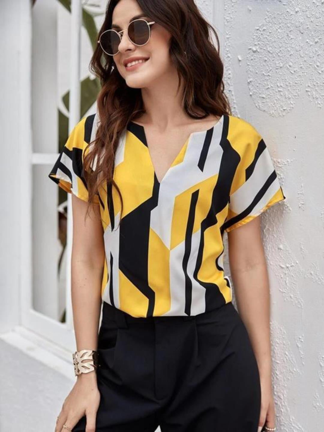 KOTTY Casual Printed Women Multicolor Top