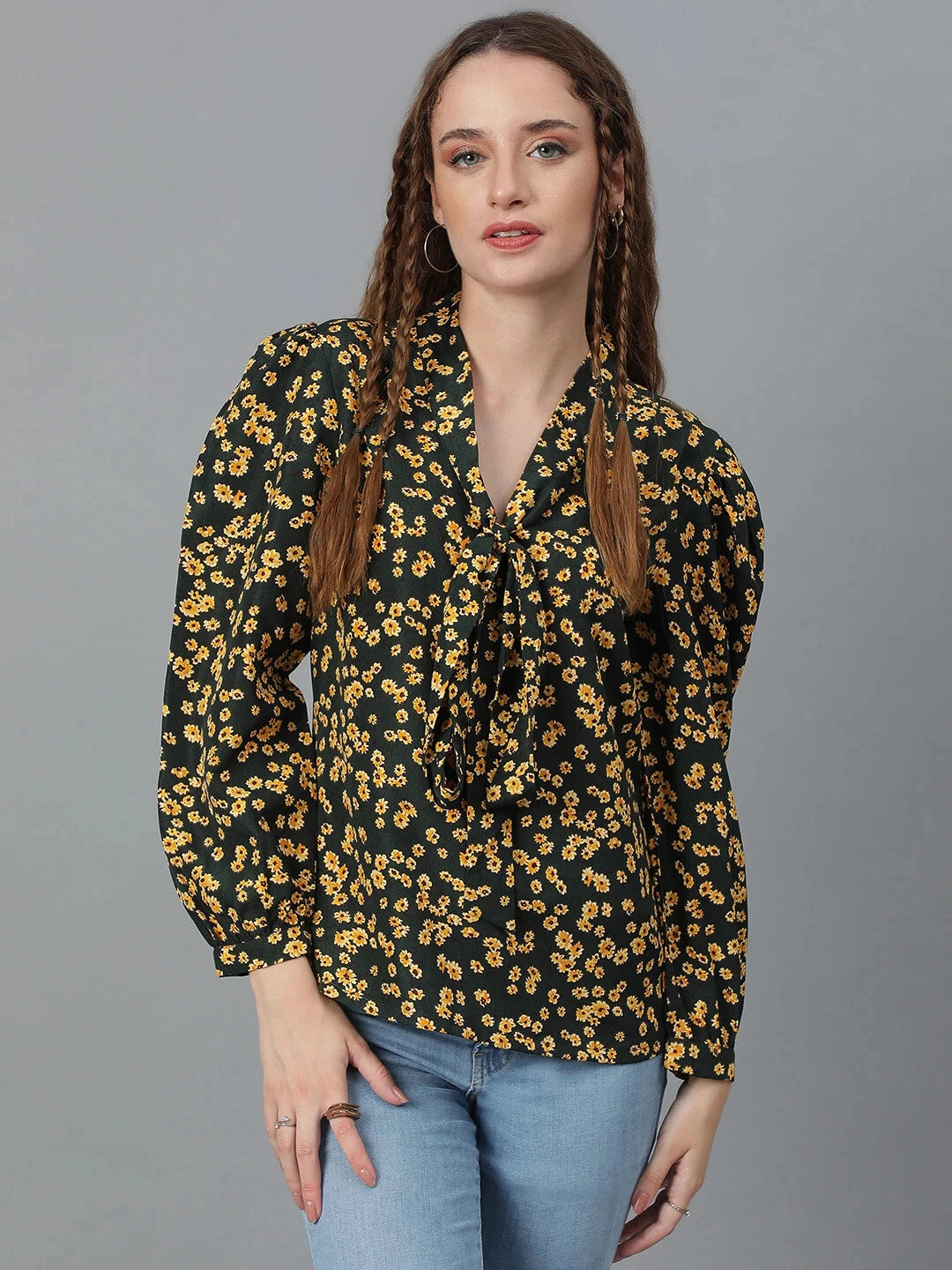 KOTTY Casual Printed Women Multicolor Top