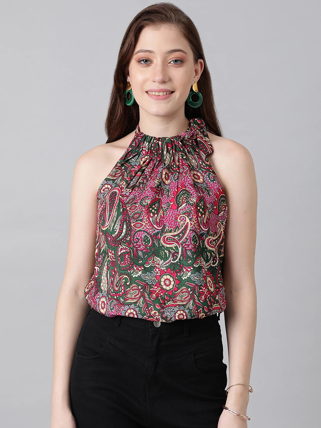 KOTTY Casual Printed Women Multicolor Top