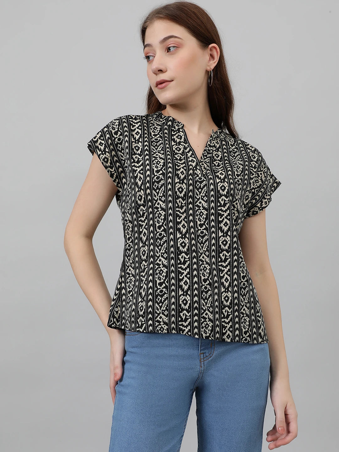 KOTTY Casual Printed Women Multicolor Top