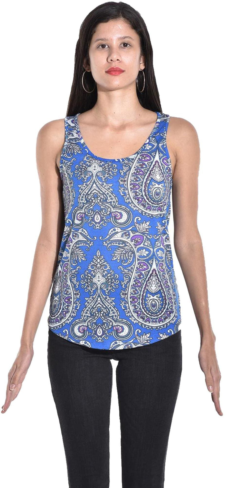 KOTTY Casual Sleeveless Printed Women Multicolor Top