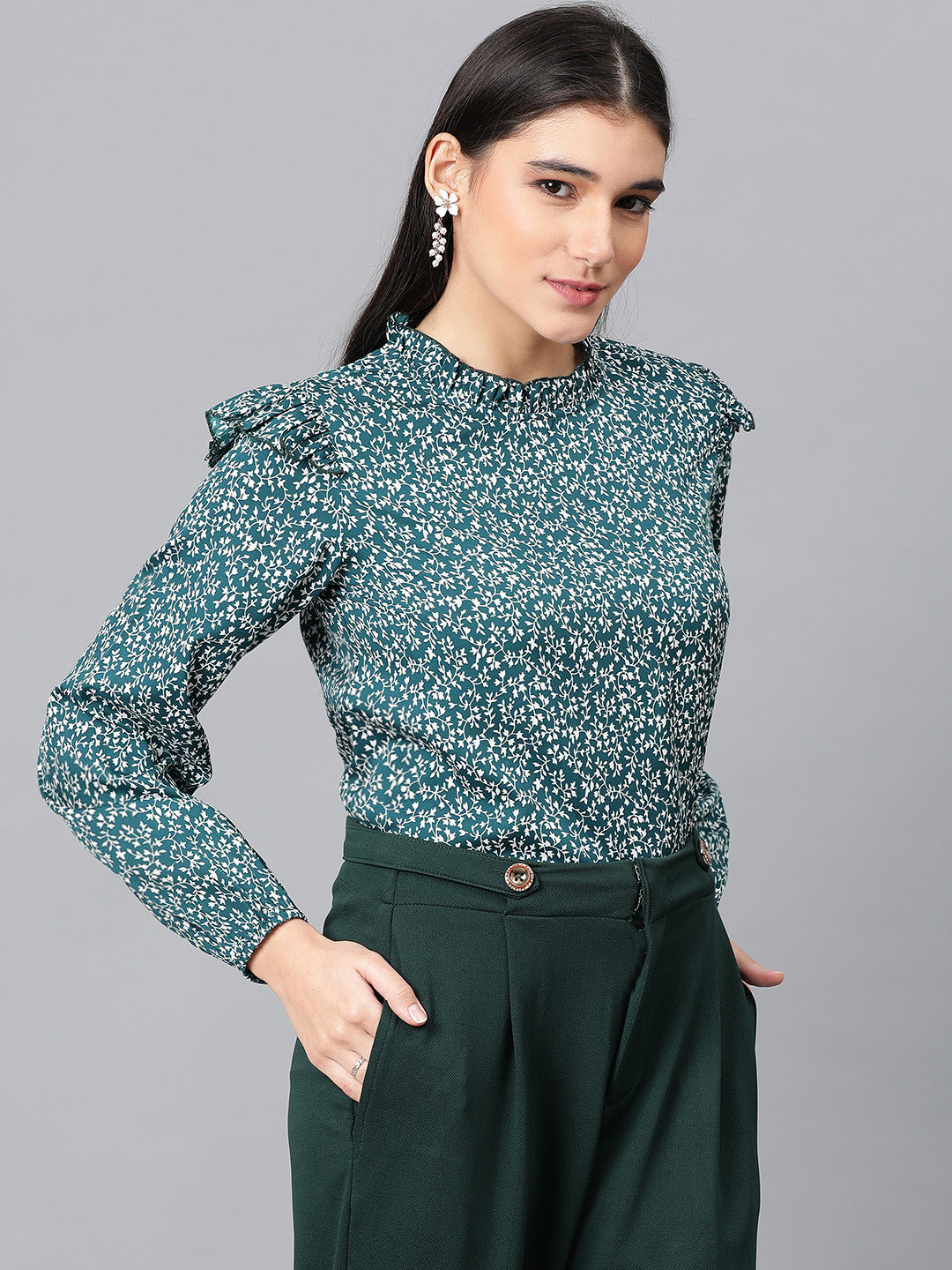 KOTTY Casual Printed Women Multicolor Top