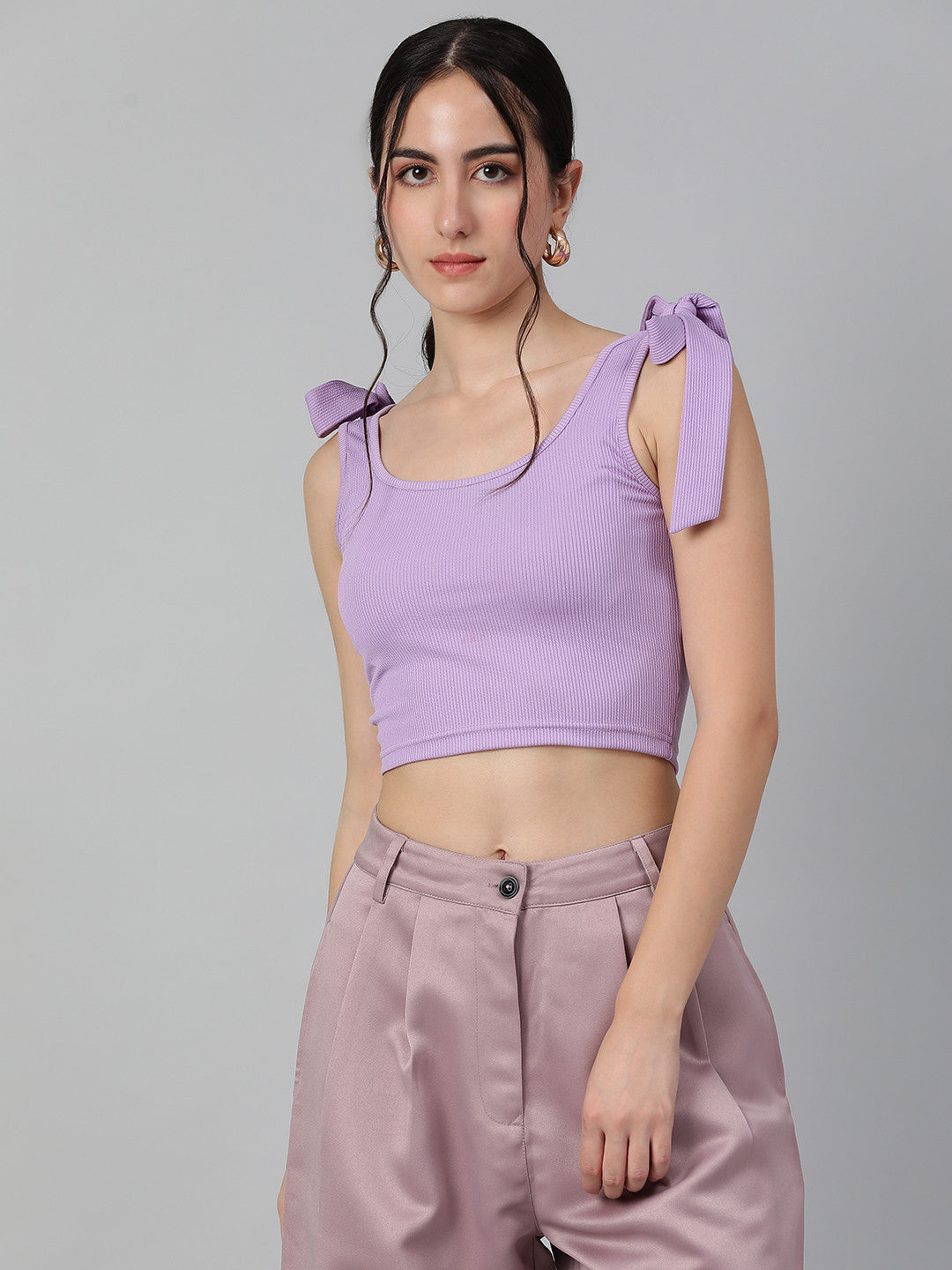 KOTTY Casual Solid Women Pink Top