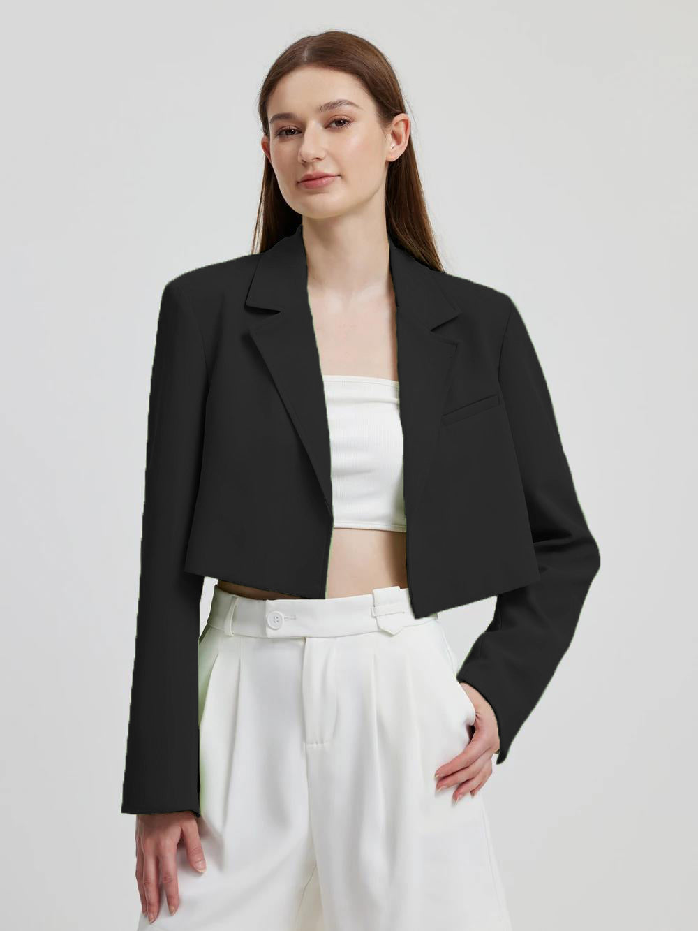 KOTTY Womens Full Sleeve Solid Casual Blazer