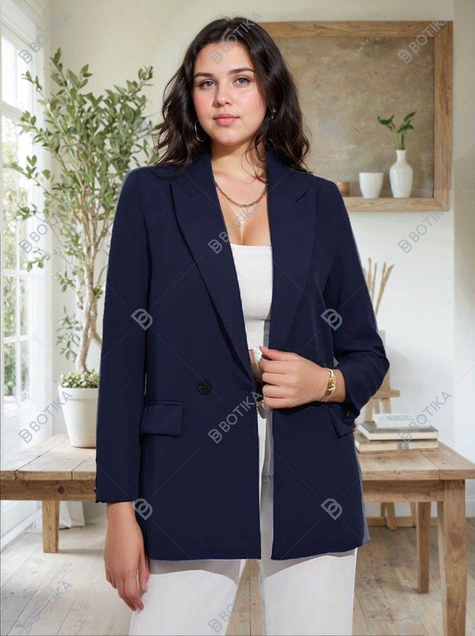 KOTTY Womens Full Sleeve Solid Casual Blazer