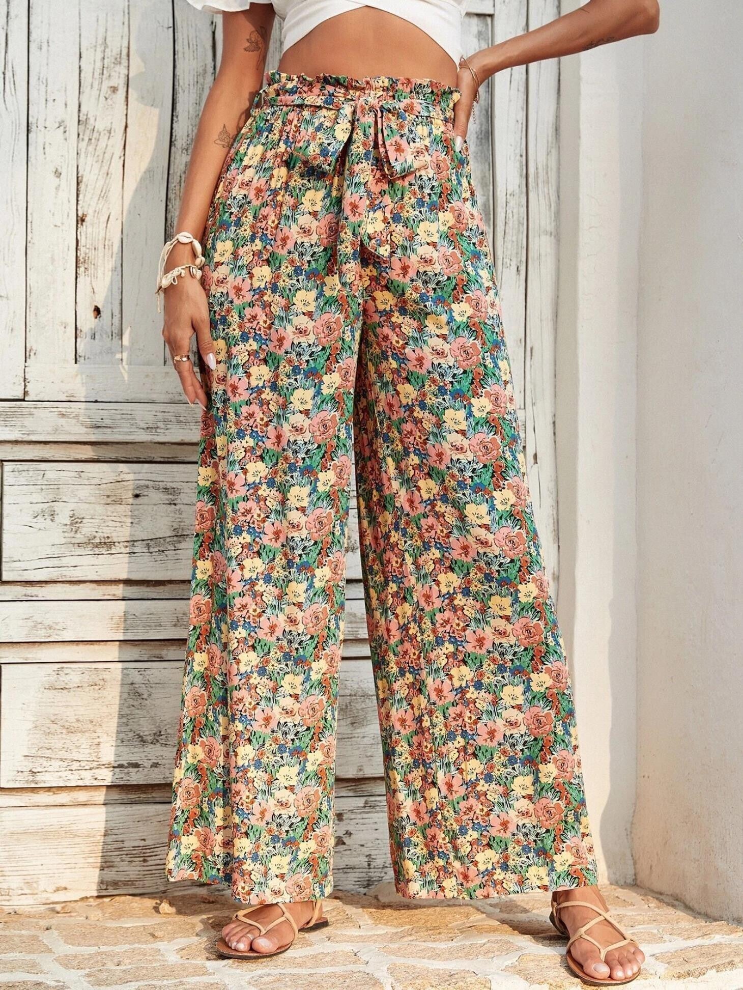 KOTTY Regular Fit Women Multicolor Trousers