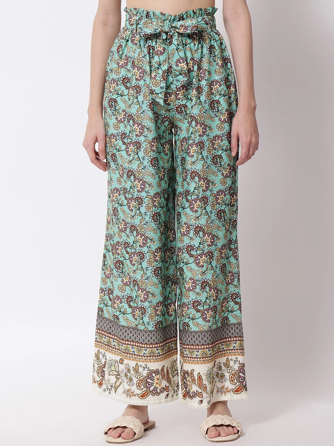 KOTTY Regular Fit Women Multicolor Trousers