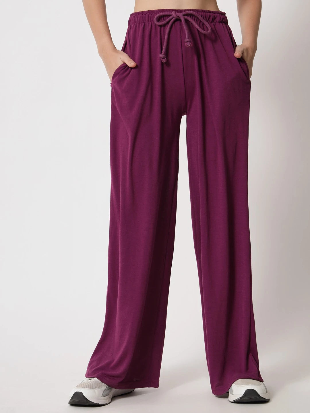KOTTY Regular Fit Women Purple Trousers