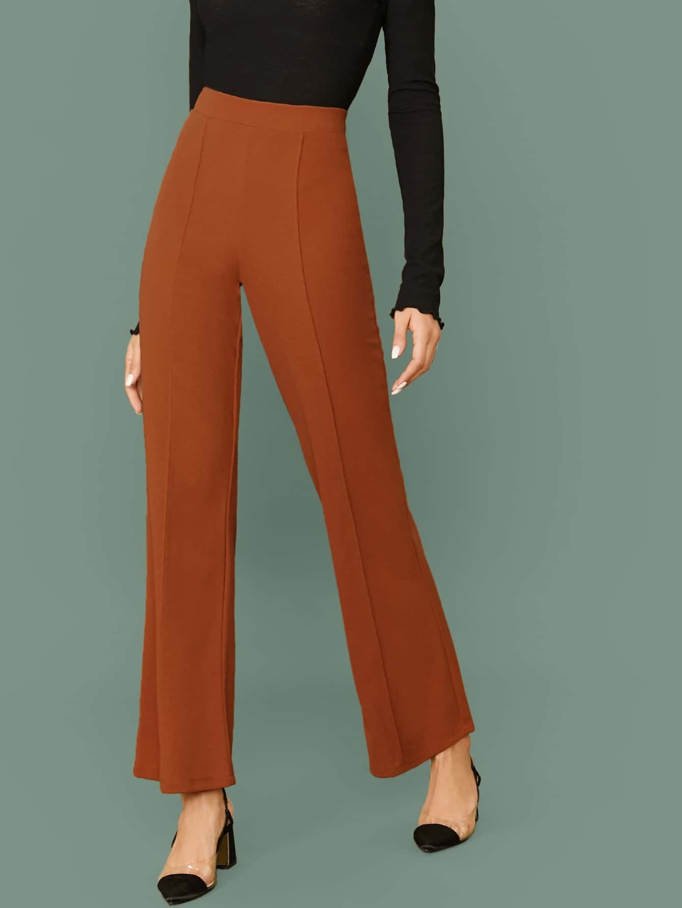 KOTTY Regular Fit Women Brown Trousers