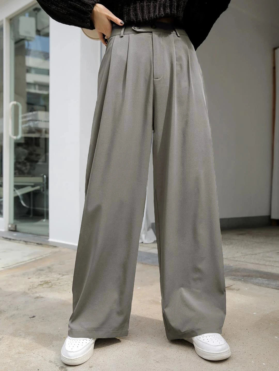 KOTTY Regular Fit Women Grey Trousers