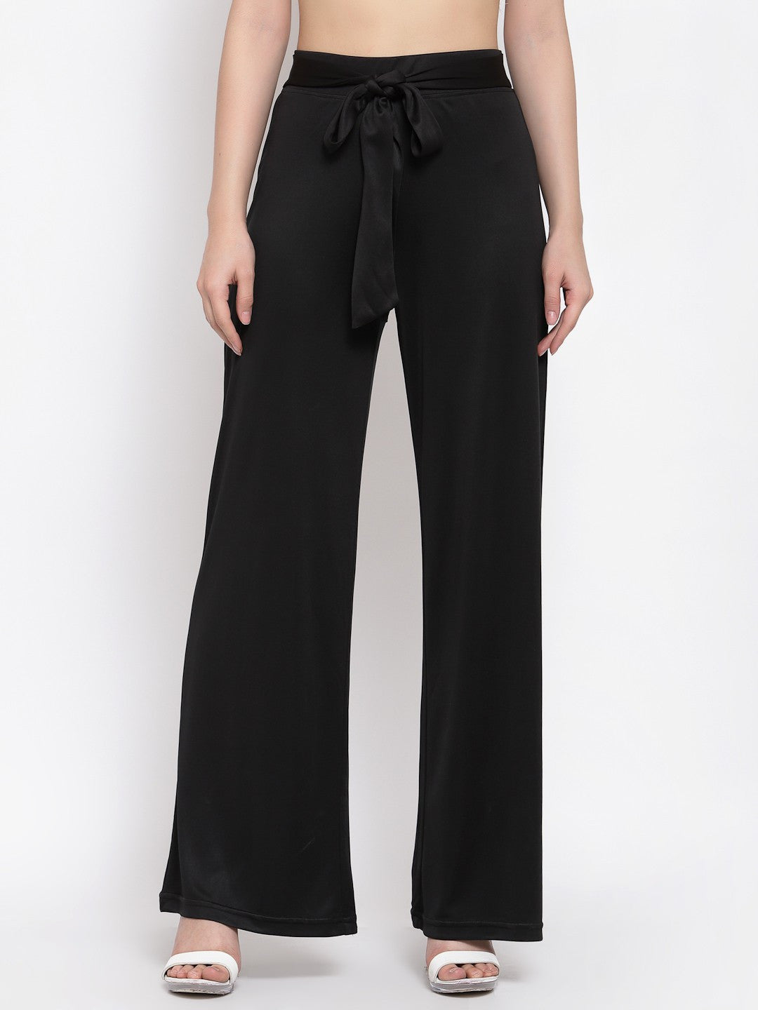 KOTTY Womens Solid Attractive High Rise Pant