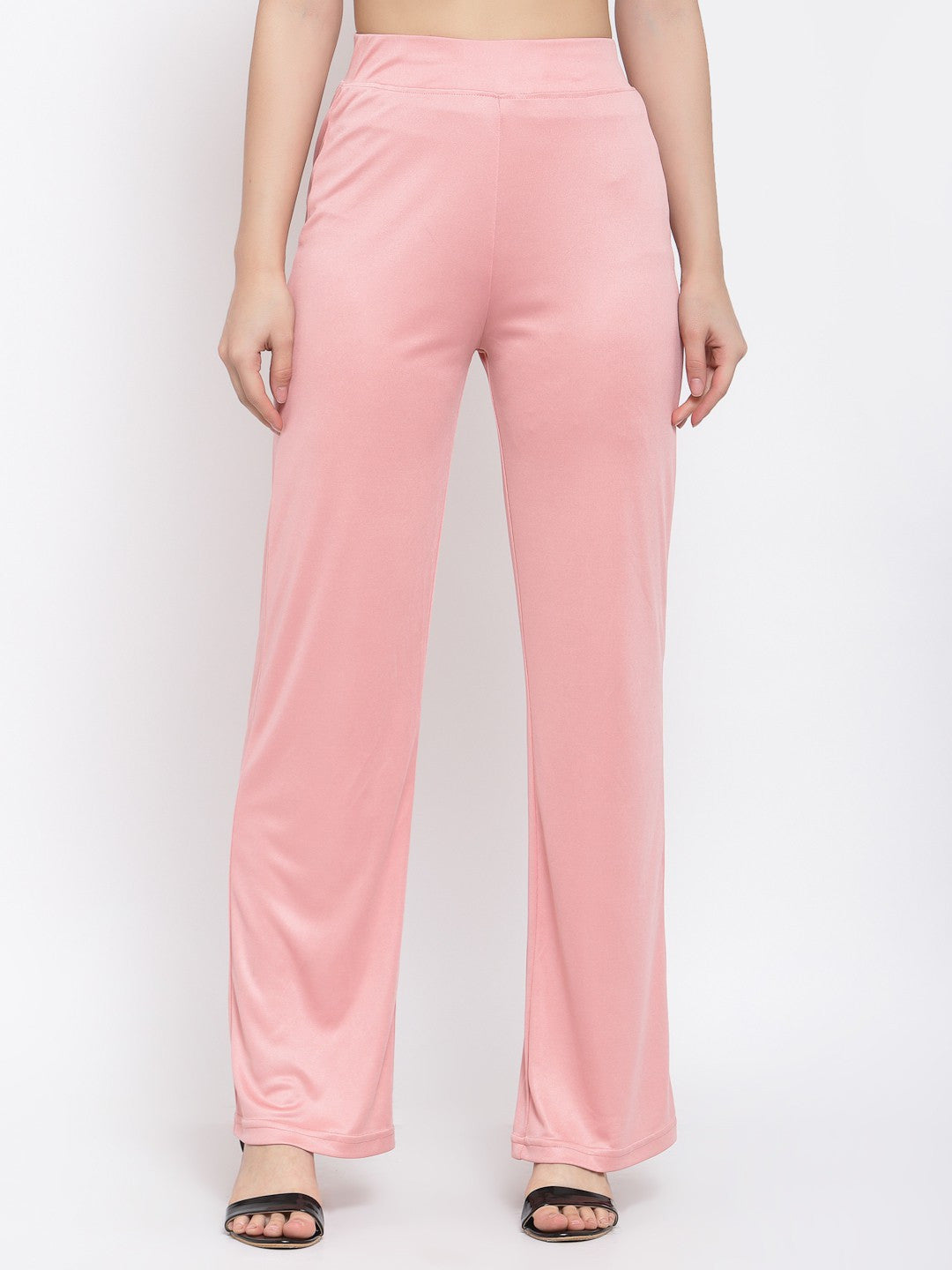 KOTTY Womens Solid Attractive High Rise Pant