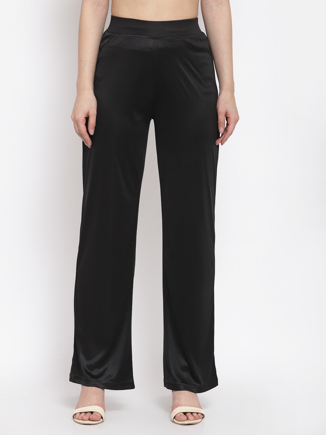 KOTTY Womens Solid Attractive High Rise Pant