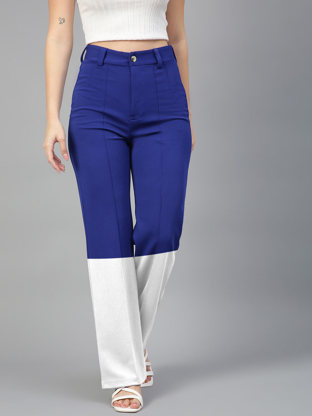 KOTTY Regular Fit Women Multicolor Trousers
