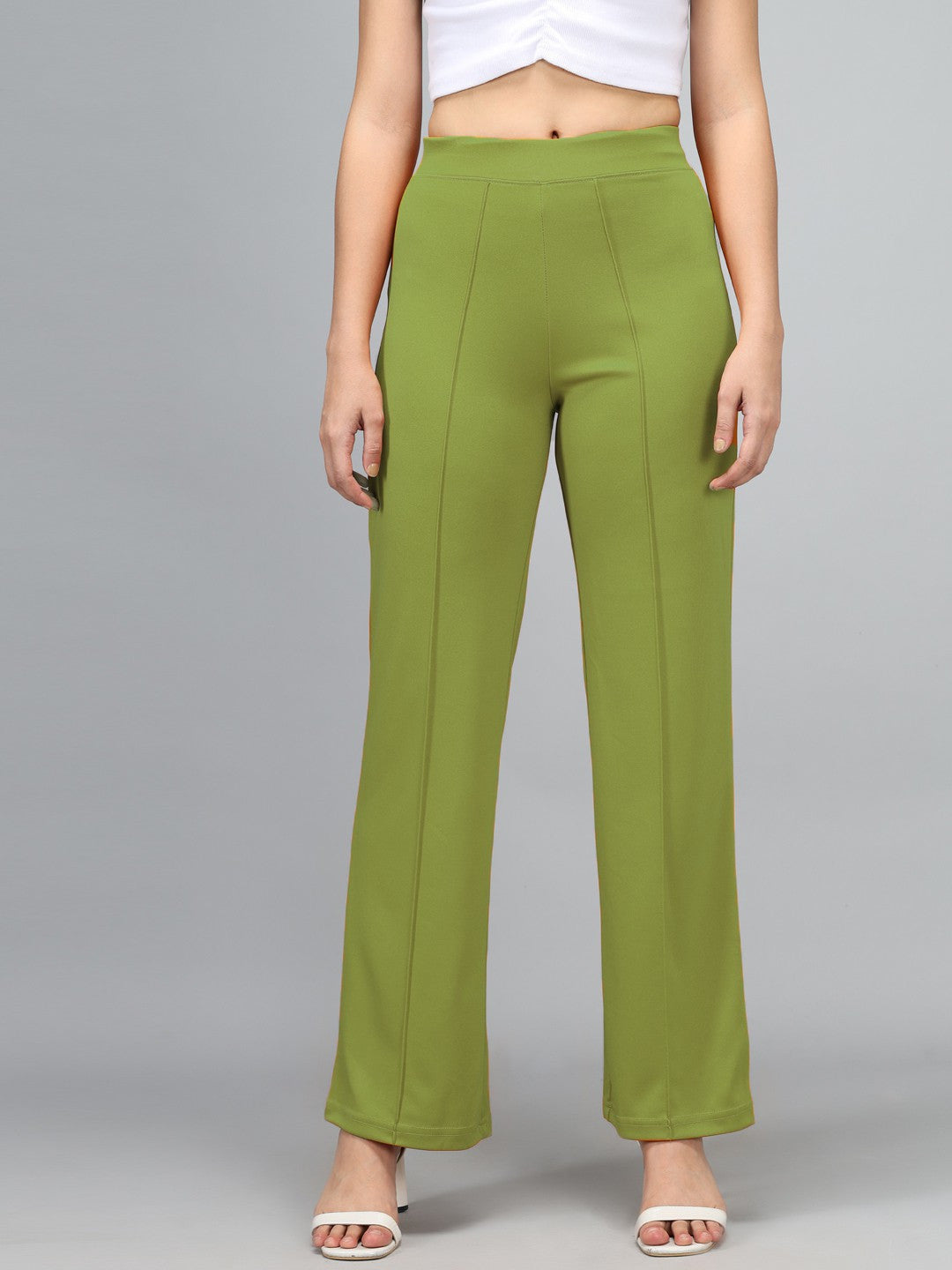 KOTTY Regular Fit Women Green Trousers