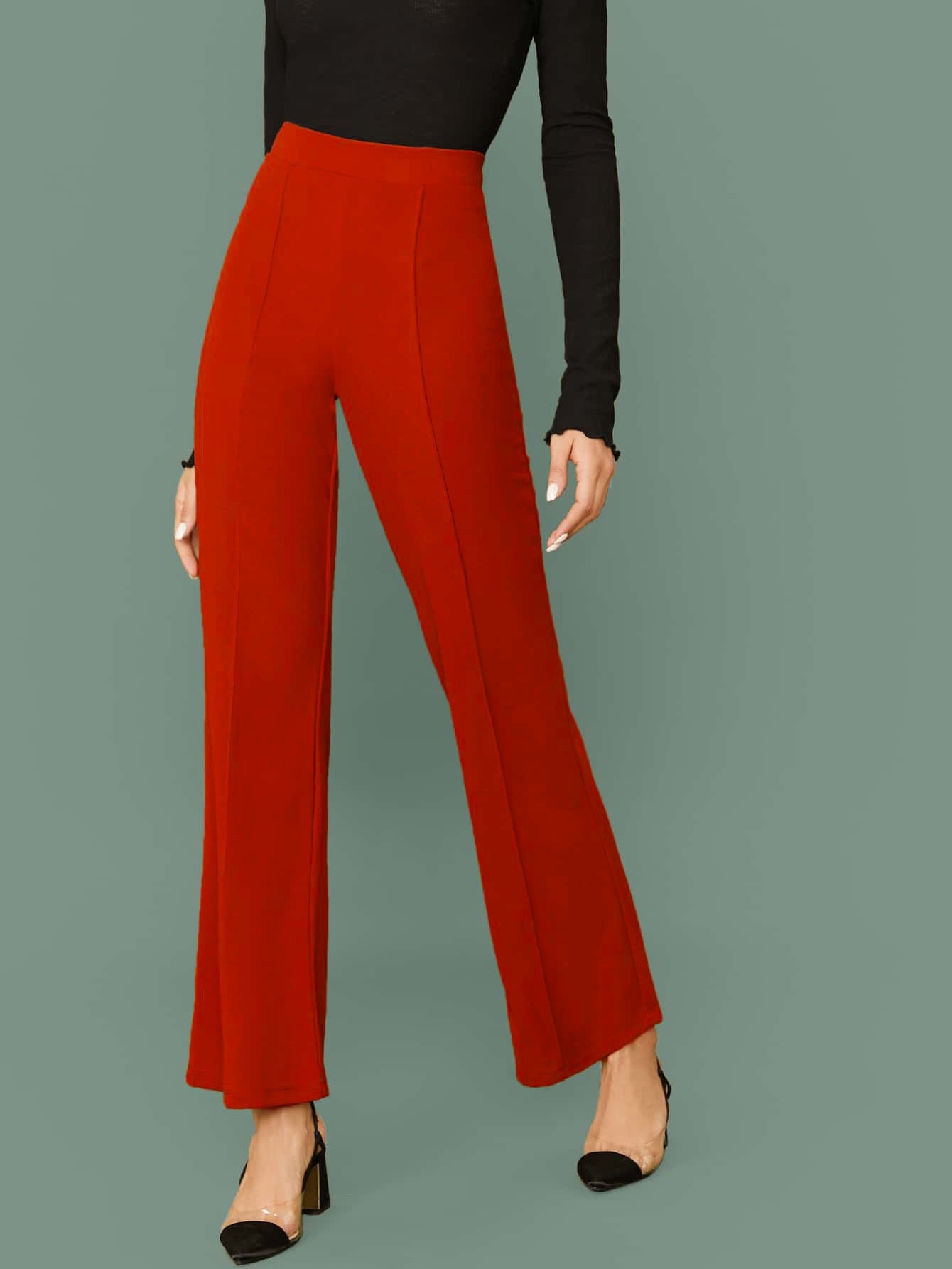 KOTTY Regular Fit Women Maroon Trousers
