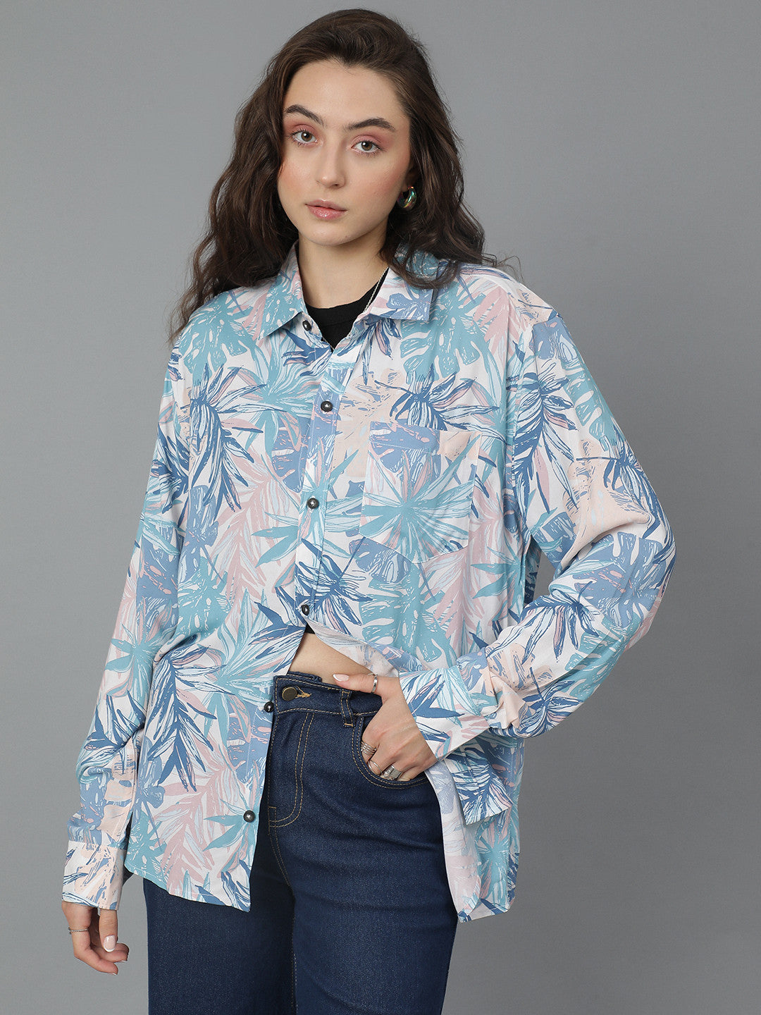 KOTTY Women Printed Casual Multicolor Shirt