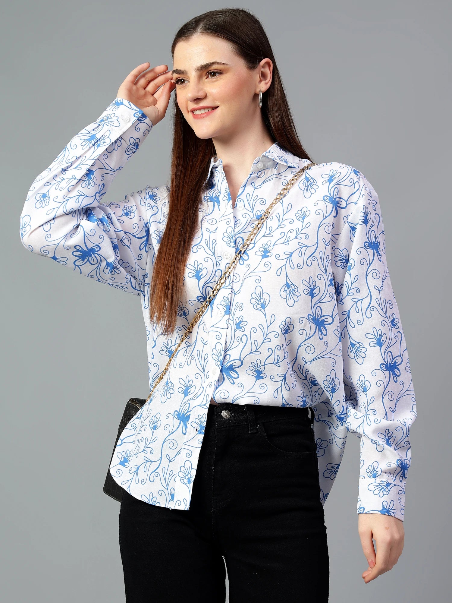 KOTTY Women Printed Casual Multicolor Shirt