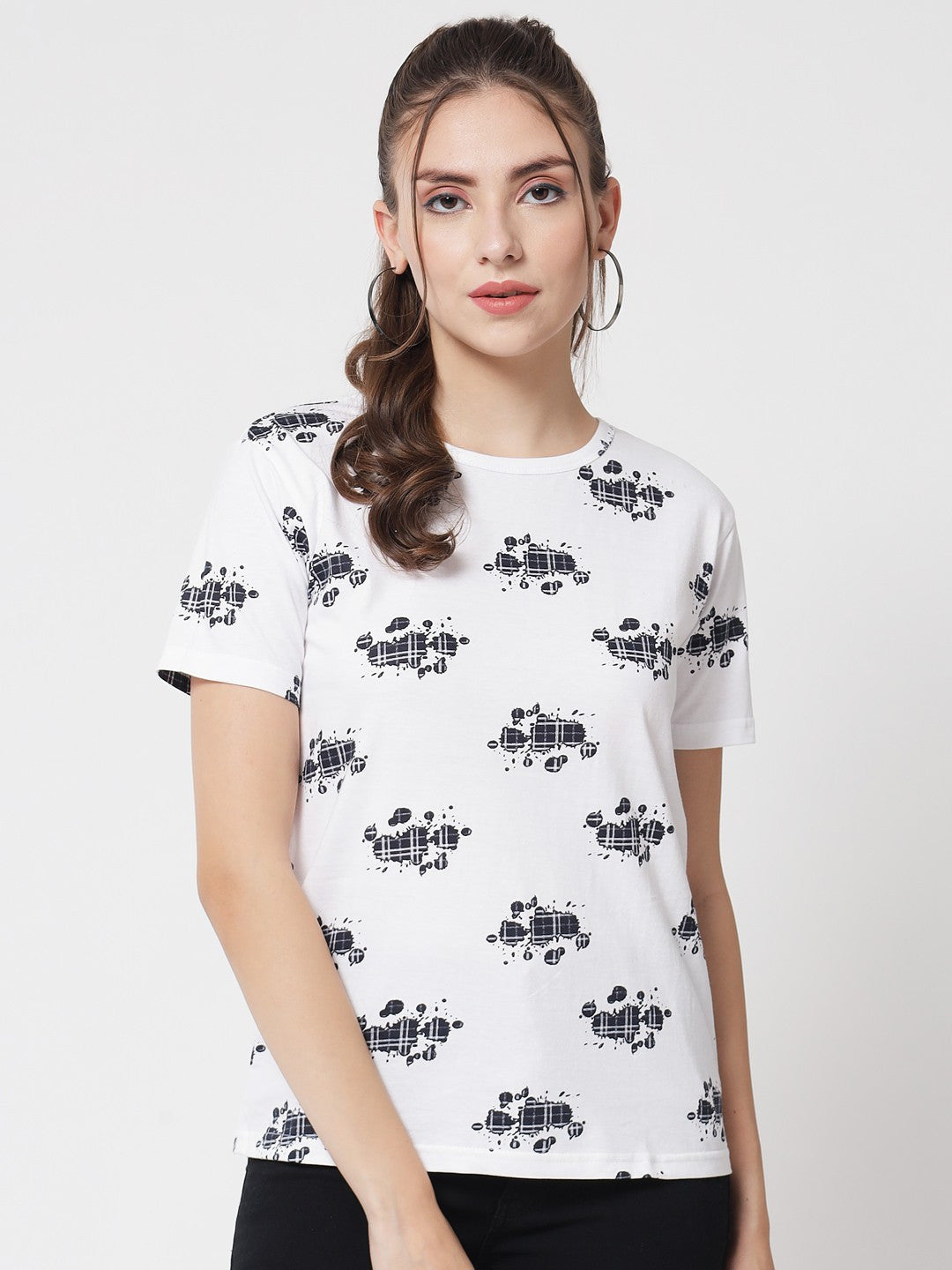 KOTTY Womens Attractive Casual T-Shirt