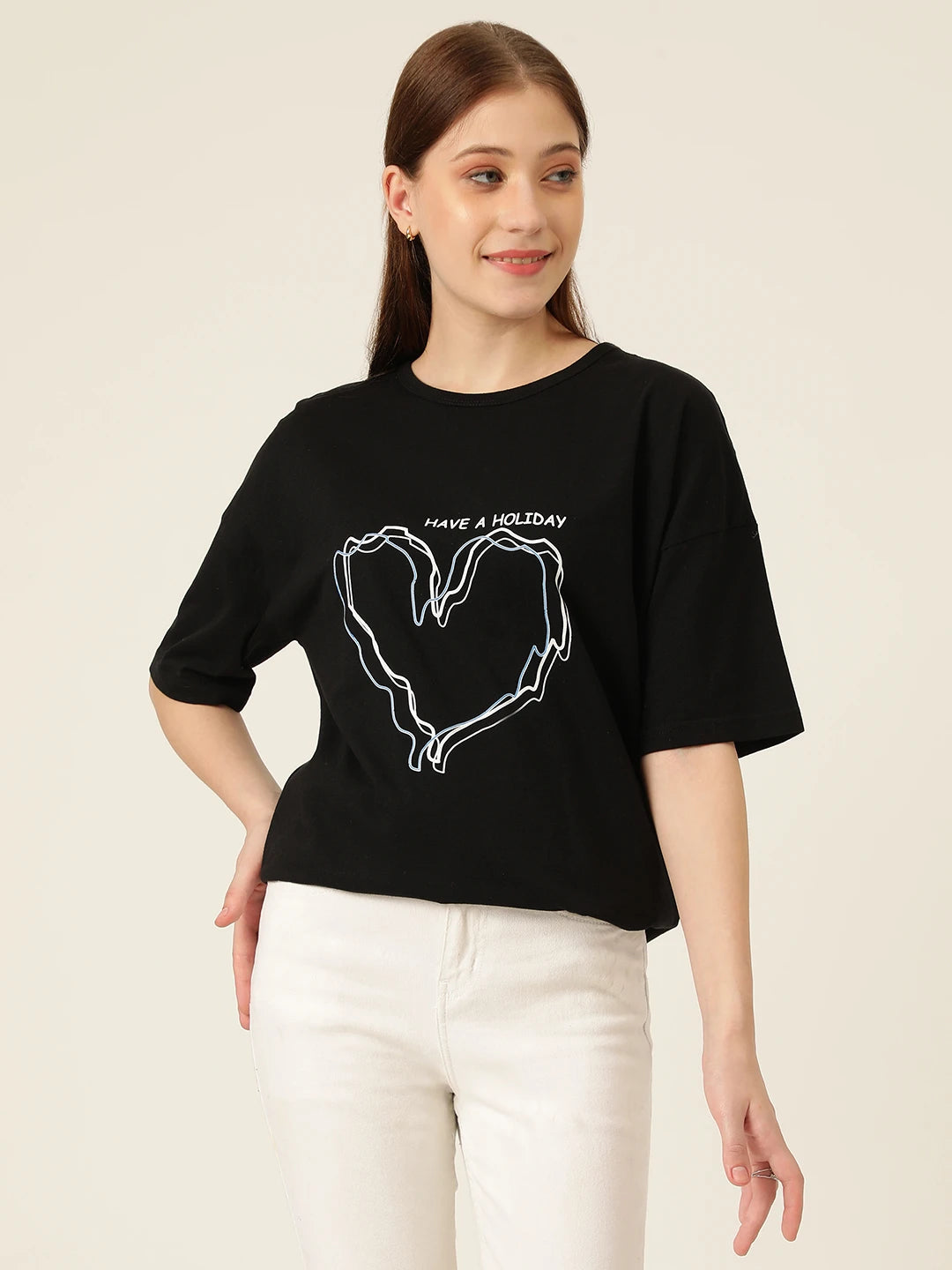 KOTTY Womens Attractive Casual T-Shirt