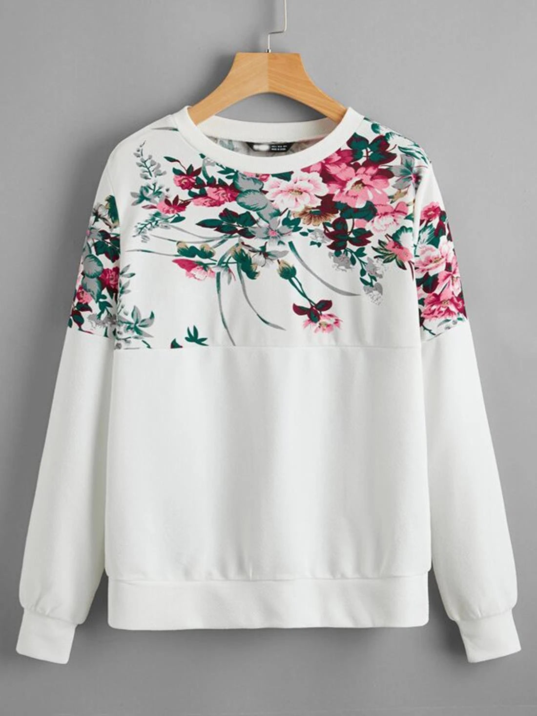 KOTTY Full Sleeve Floral Print Women Sweatshirt