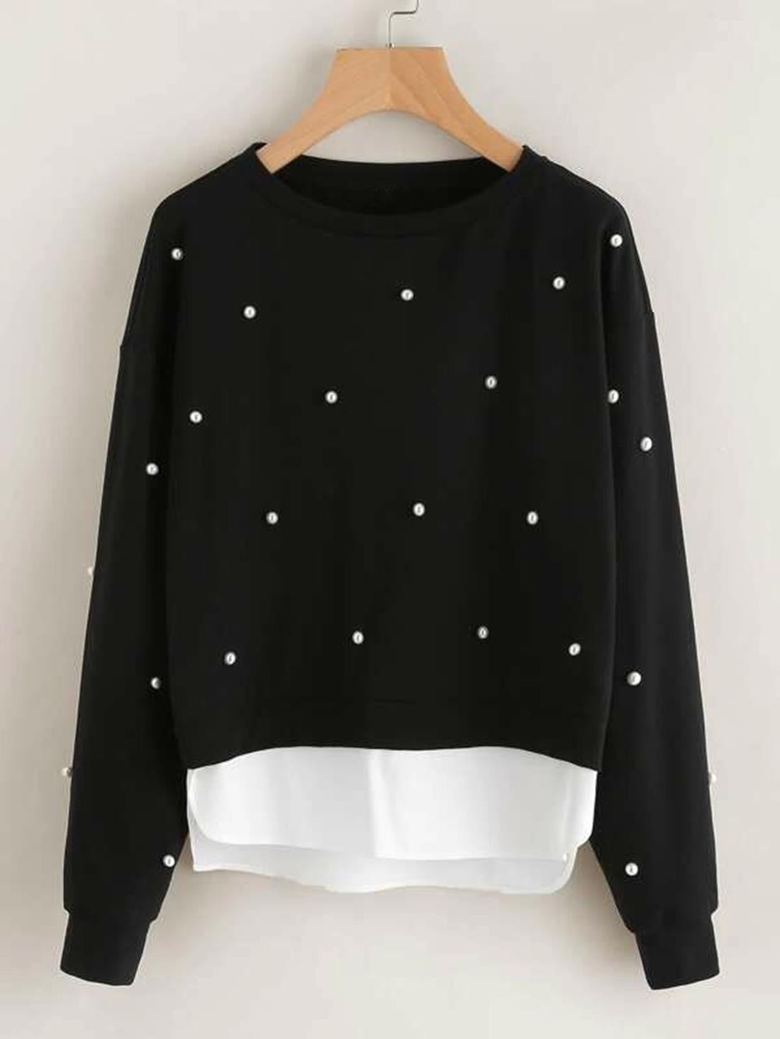 KOTTY Solid Casual Women Sweatshirt