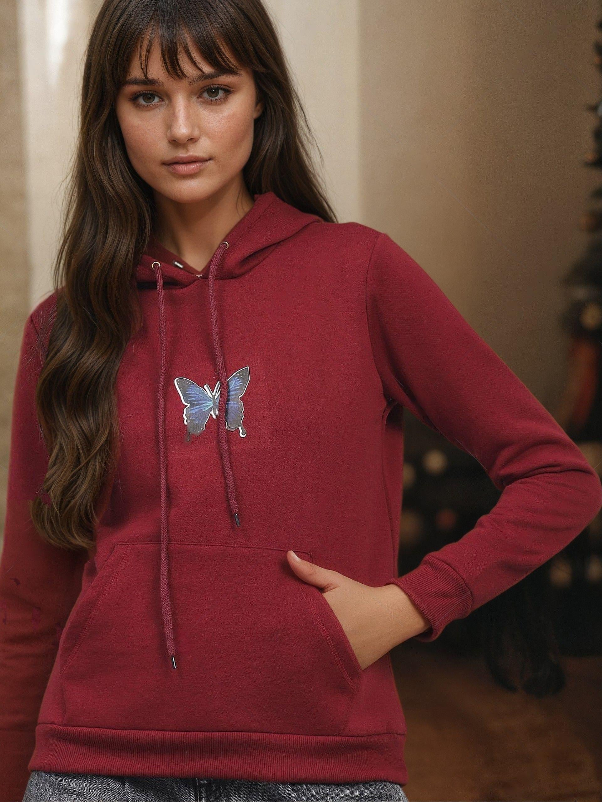 KOTTY Full Sleeve Printed Women Sweatshirt