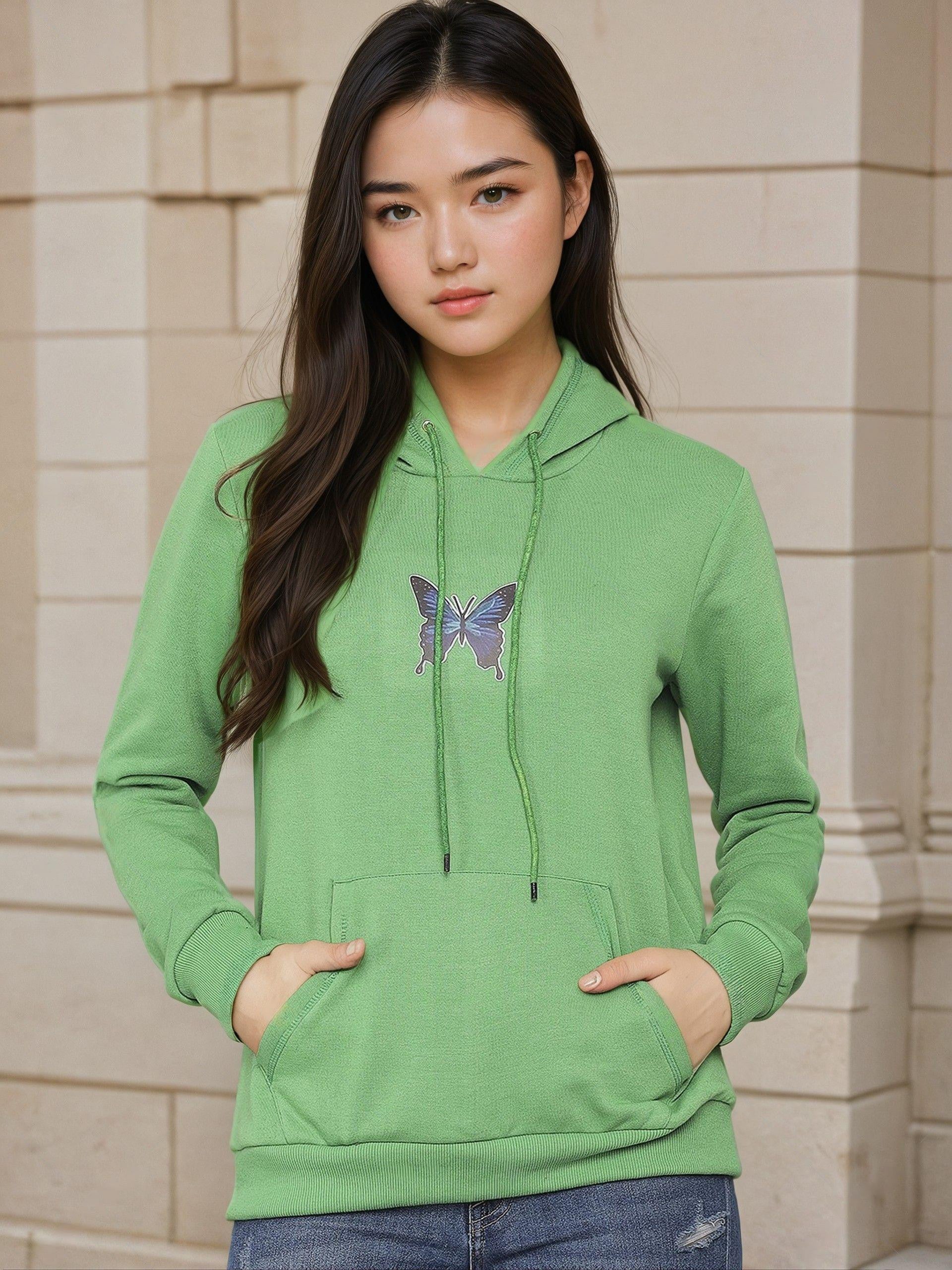 KOTTY Full Sleeve Printed Women Sweatshirt