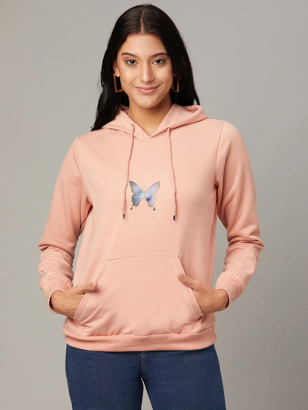 KOTTY Full Sleeve Printed Women Sweatshirt