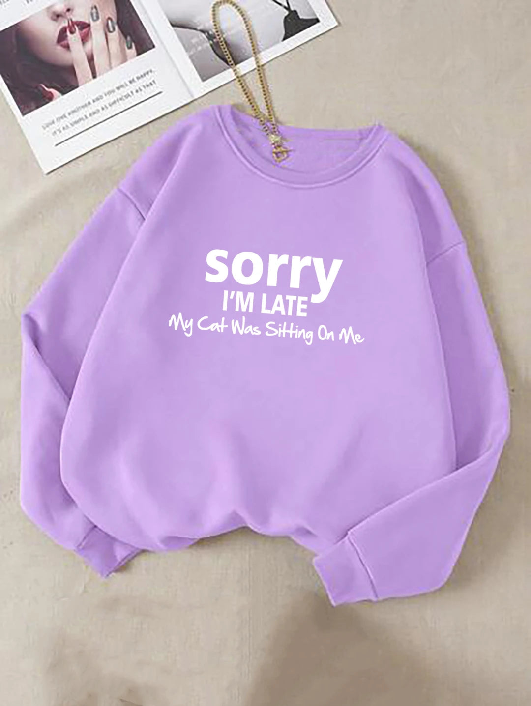 KOTTY Full Sleeve Printed Women Sweatshirt