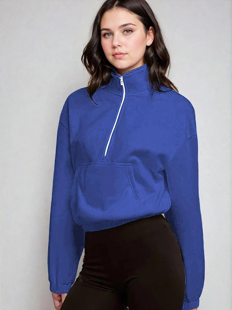 KOTTY Women's Solid Daintree Stylish Sweatshirt