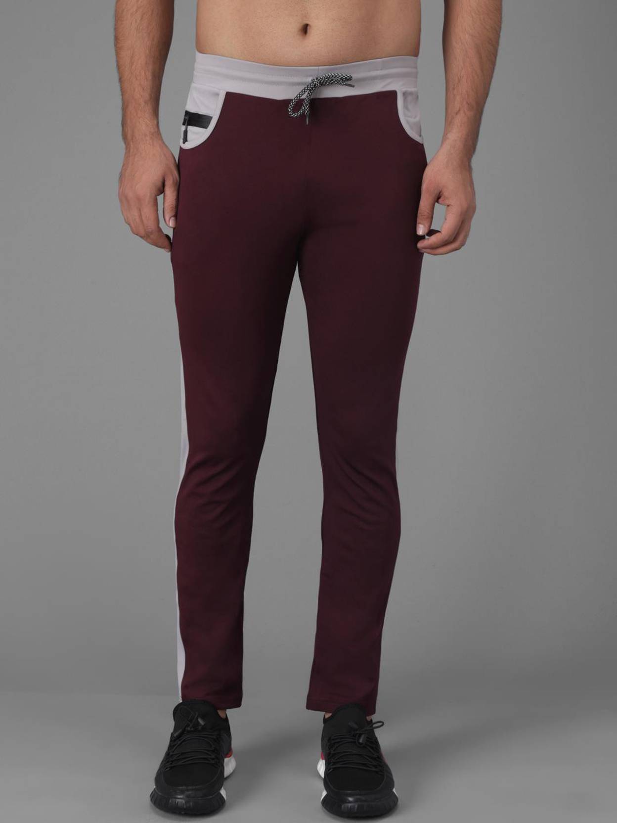 KOTTY Men Colorblock Multicolor Track Pants