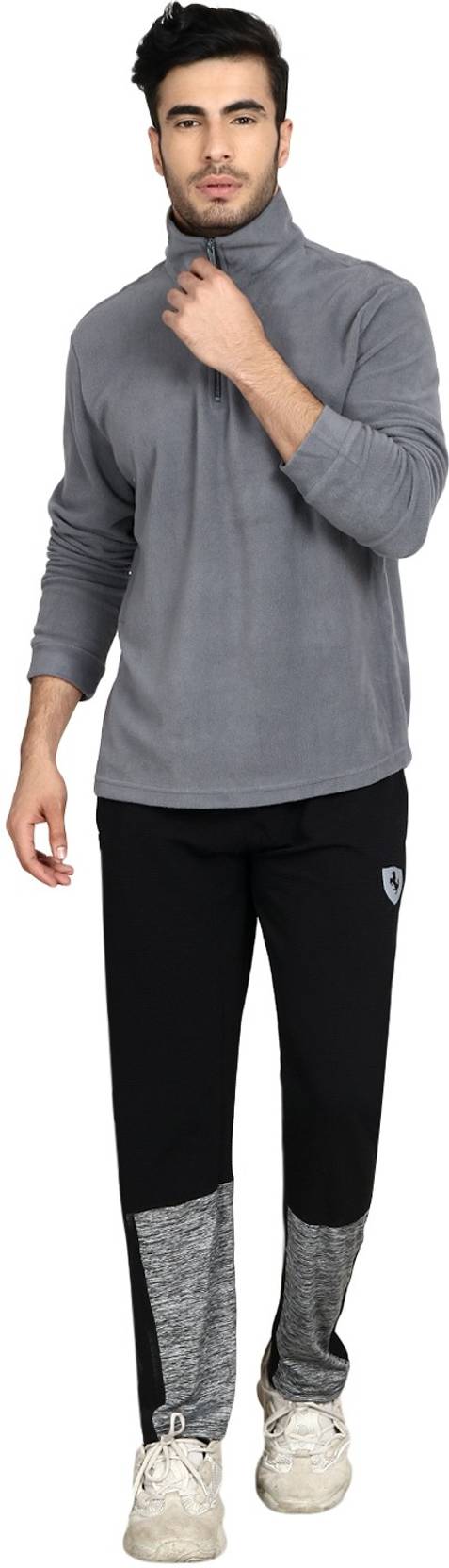 KOTTY Men Full Sleeve Solid Sweatshirt