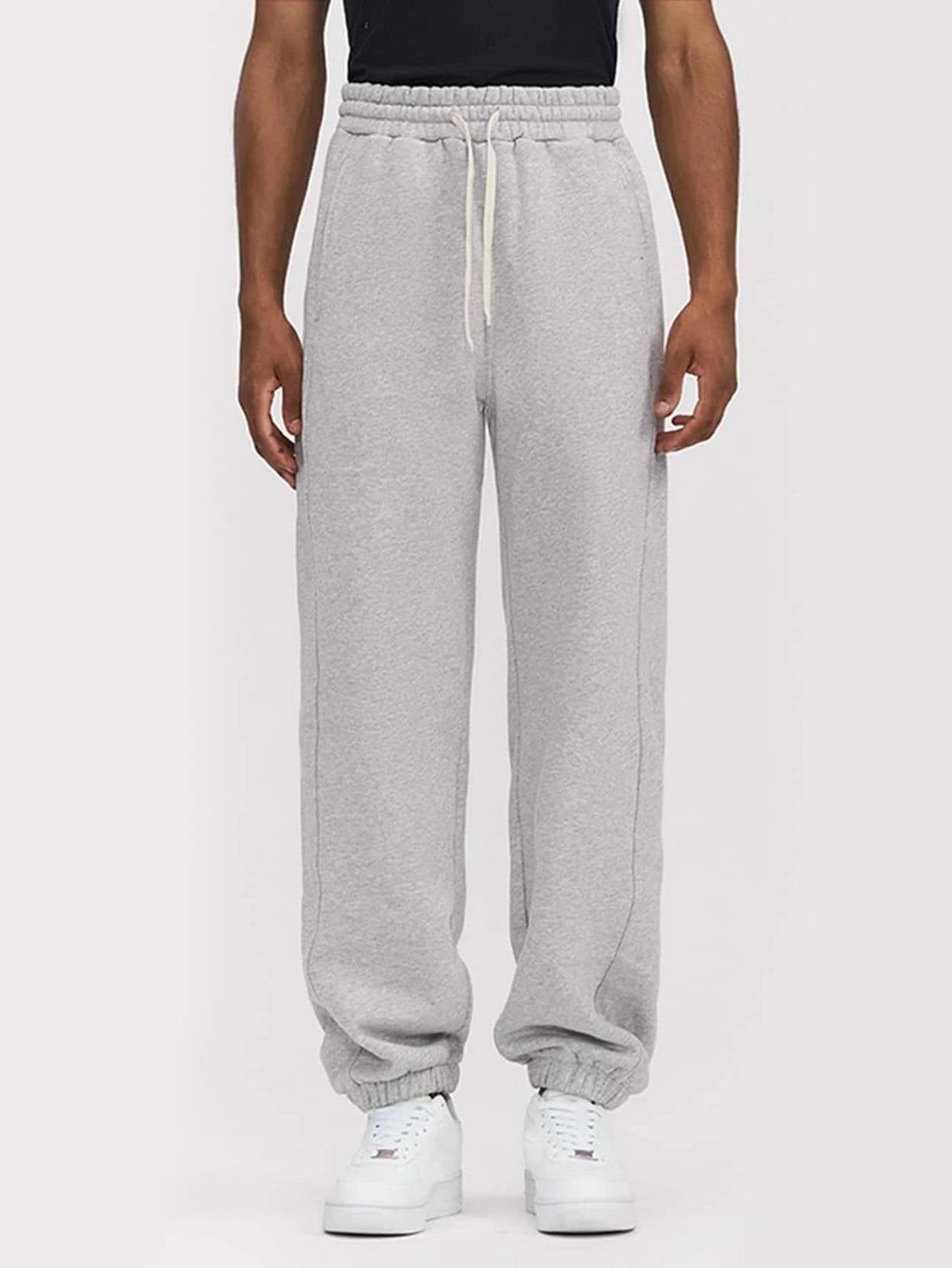 KOTTY Men Solid Grey Track Pants