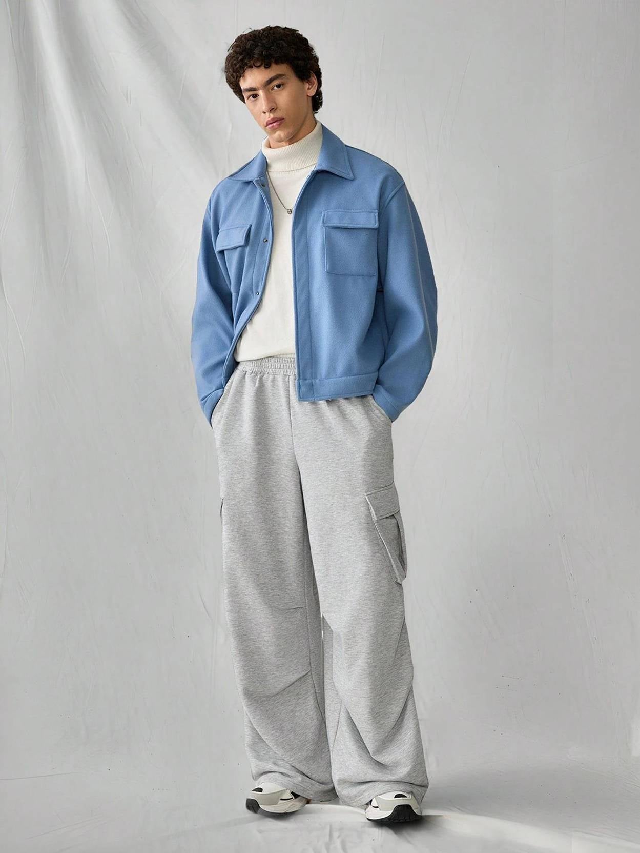 KOTTY Men Solid Grey Track Pants