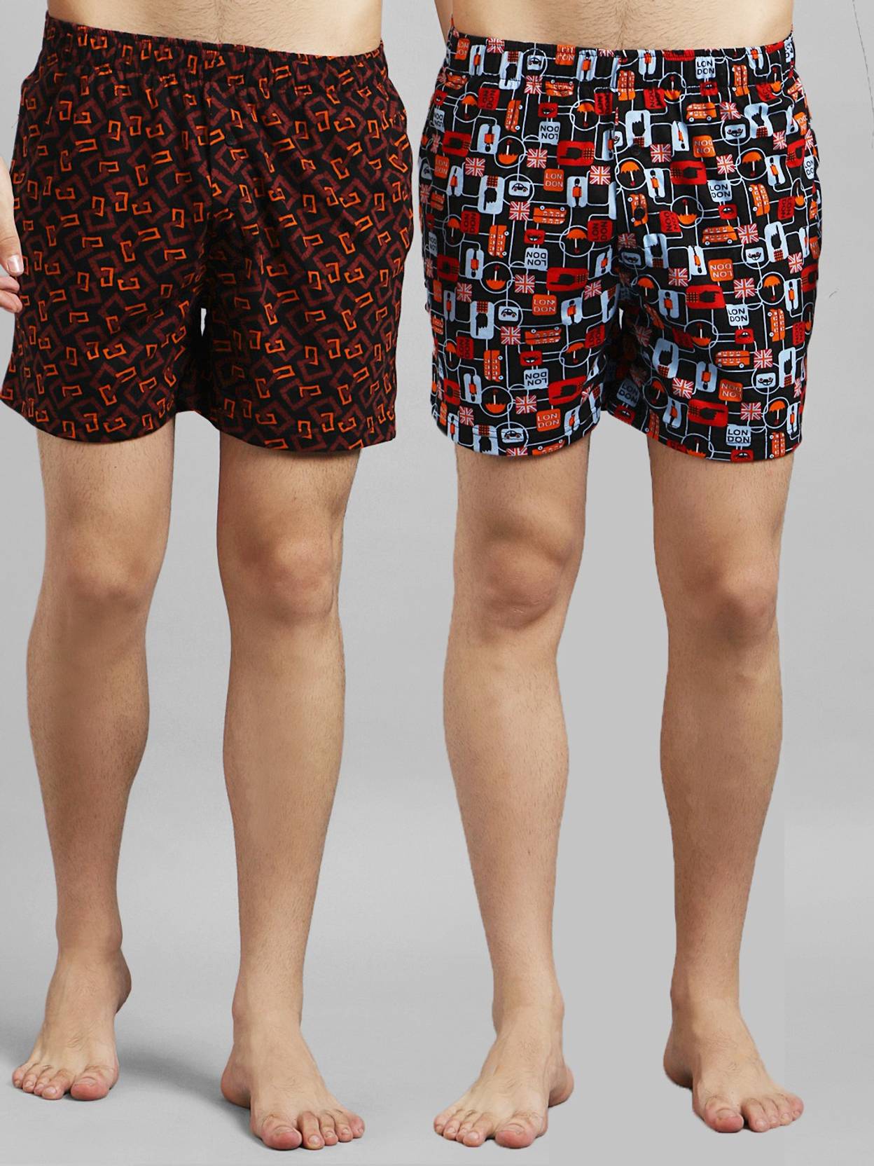 KOTTY Pack of 2 Printed Men Boxer