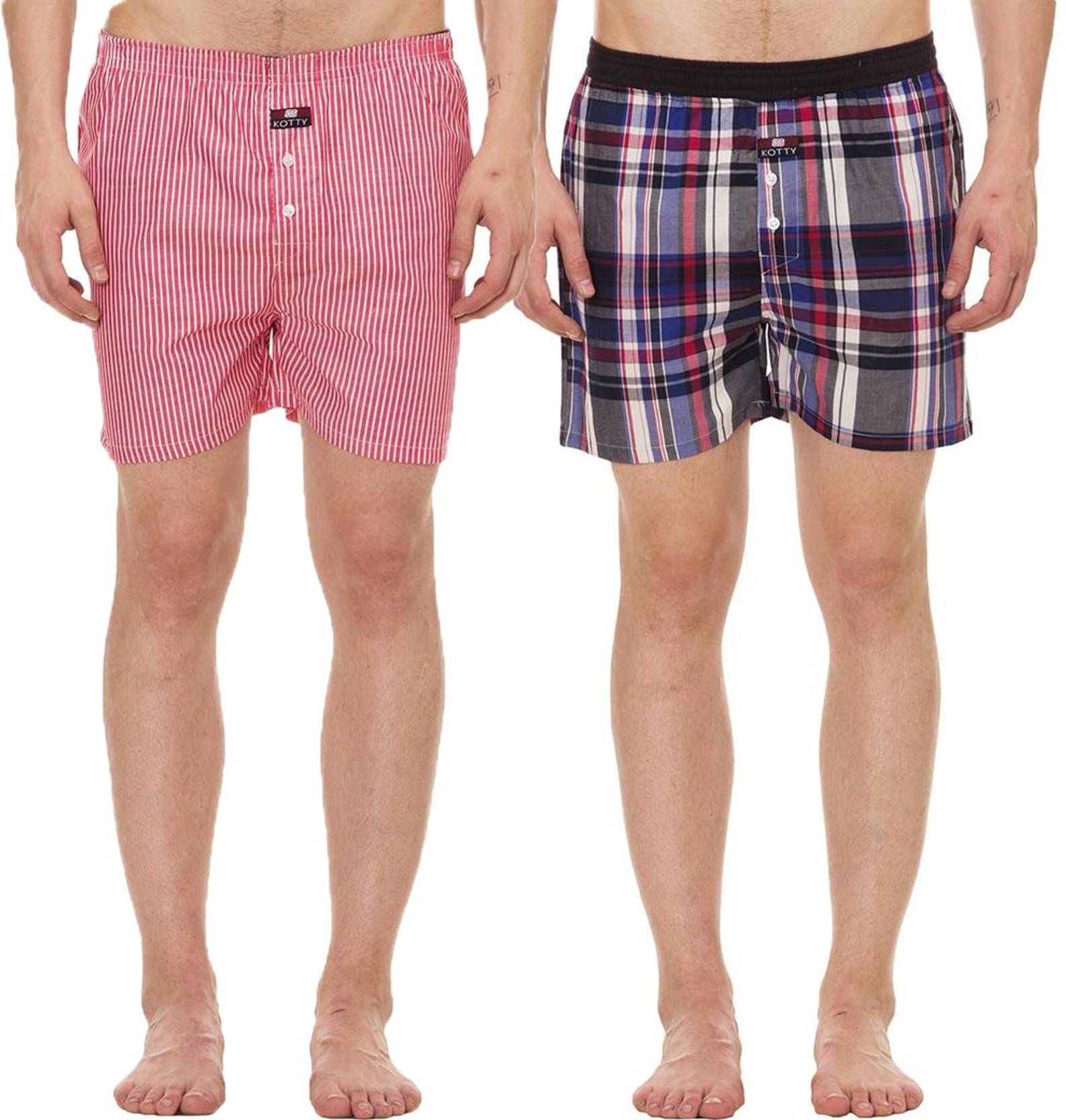 KOTTY Pack of 2 Striped Men Boxer