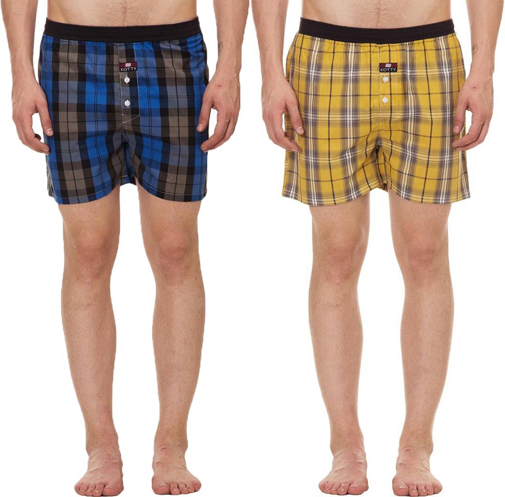 KOTTY Pack of 2 Striped Men Boxer