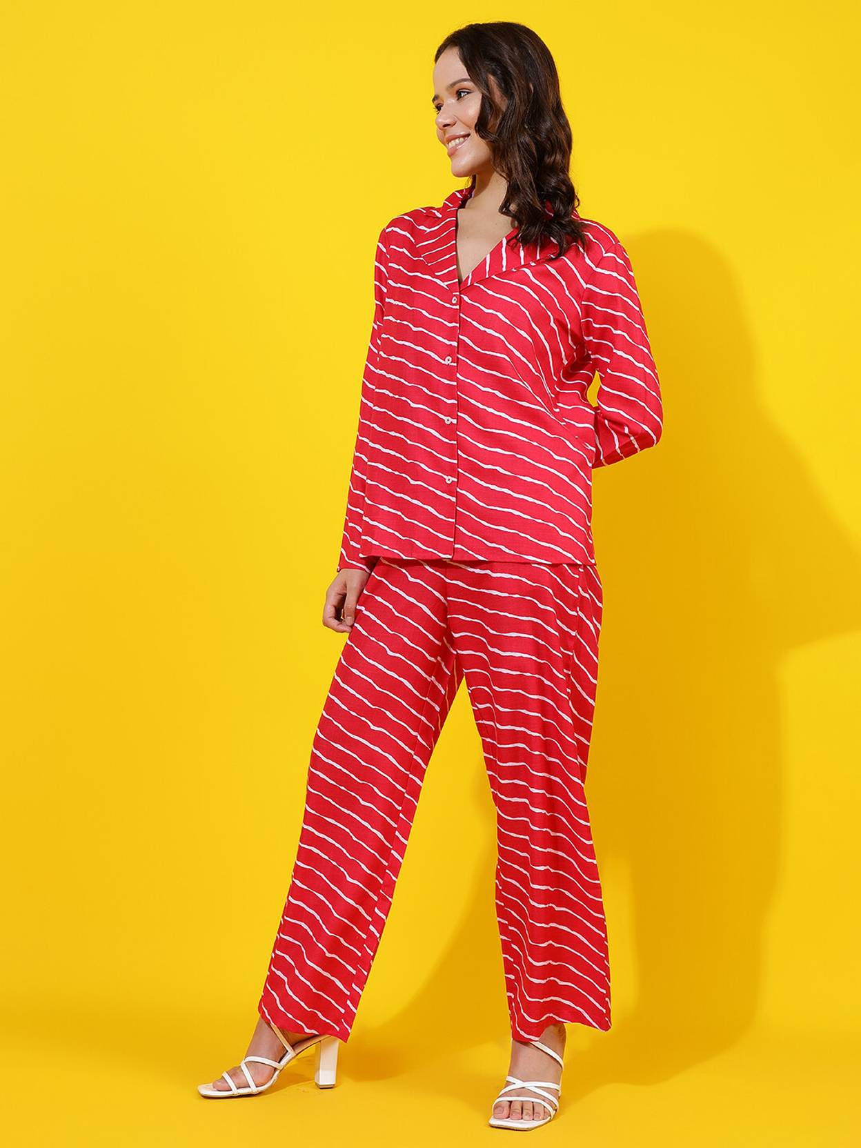 kotty Shirt Pant Co-ords Set