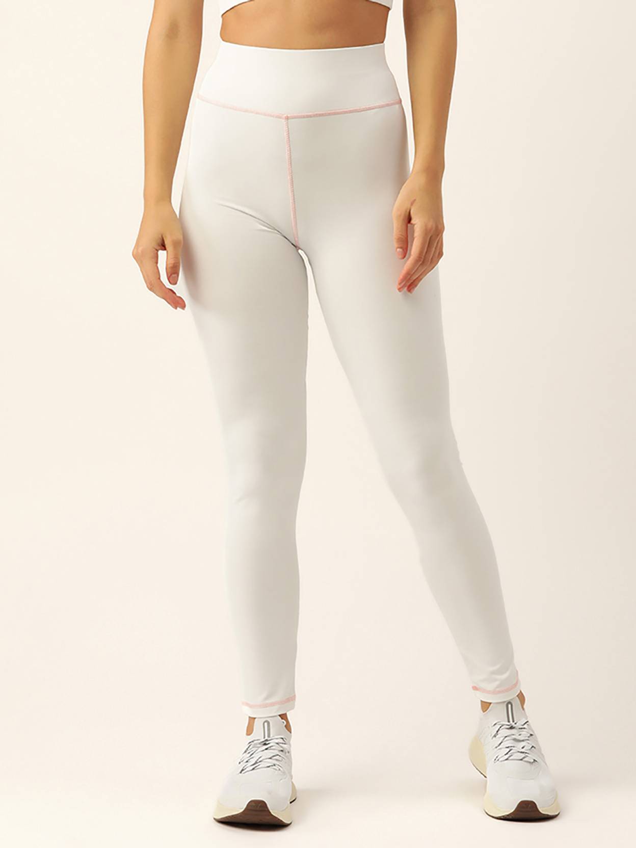 KOTTY Solid Women White Tights