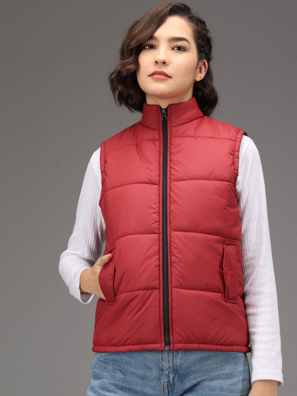 KOTTY Women Solid Casual Jacket