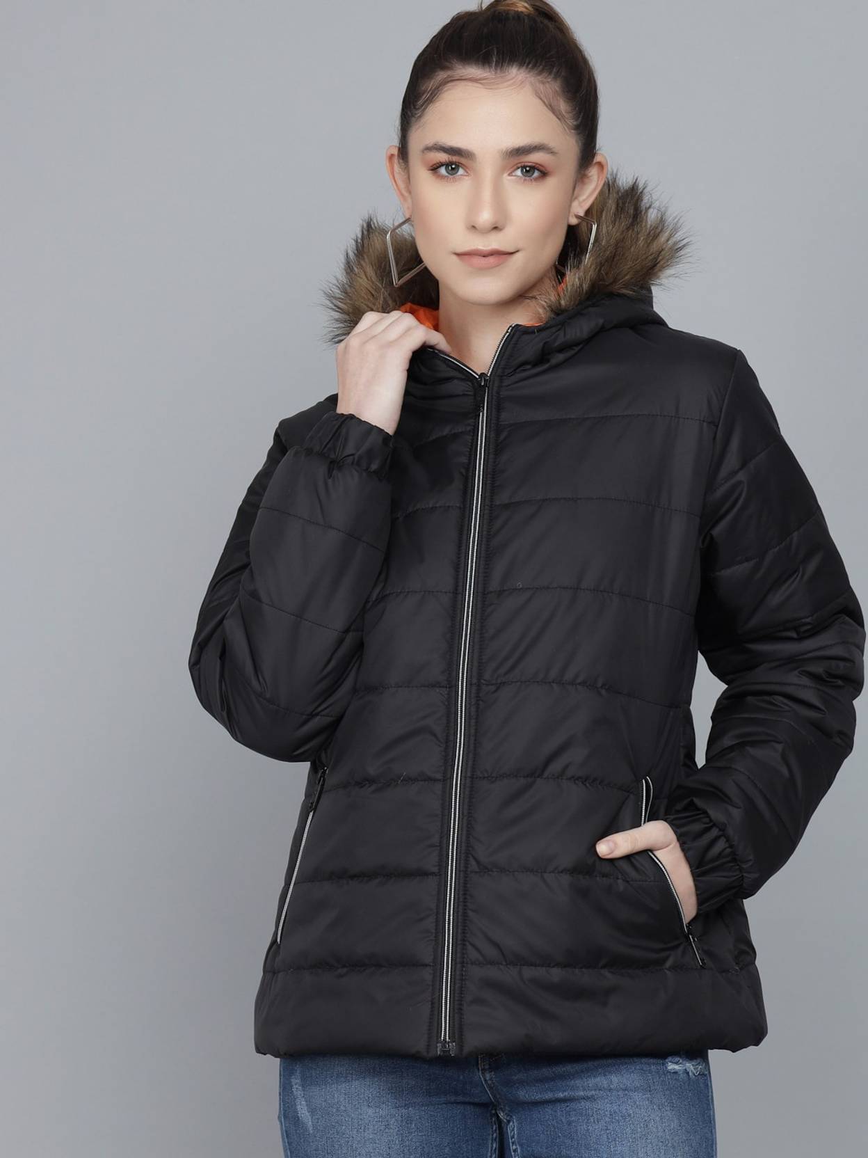 KOTTY Women Solid Puffer Jacket