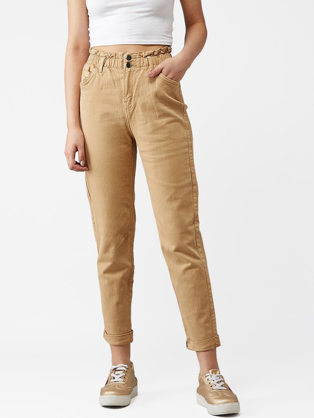 Kotty Women Beige Skinny Fit Jeans – KOTTY