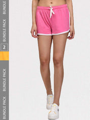 Kotty Women Pack of 2 Regular Fit Low-Rise Shorts